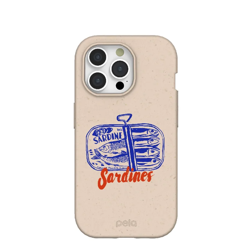 Seashell Sardines iPhone 15 Pro Case