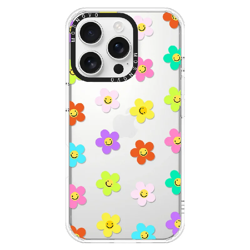 Smile Floral Phone Case - iPhone 16 Pro Case