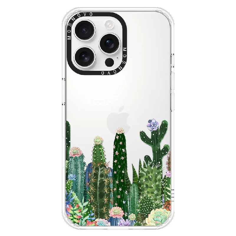 Succulents Garden Phone Case - iPhone 16 Pro Max Case