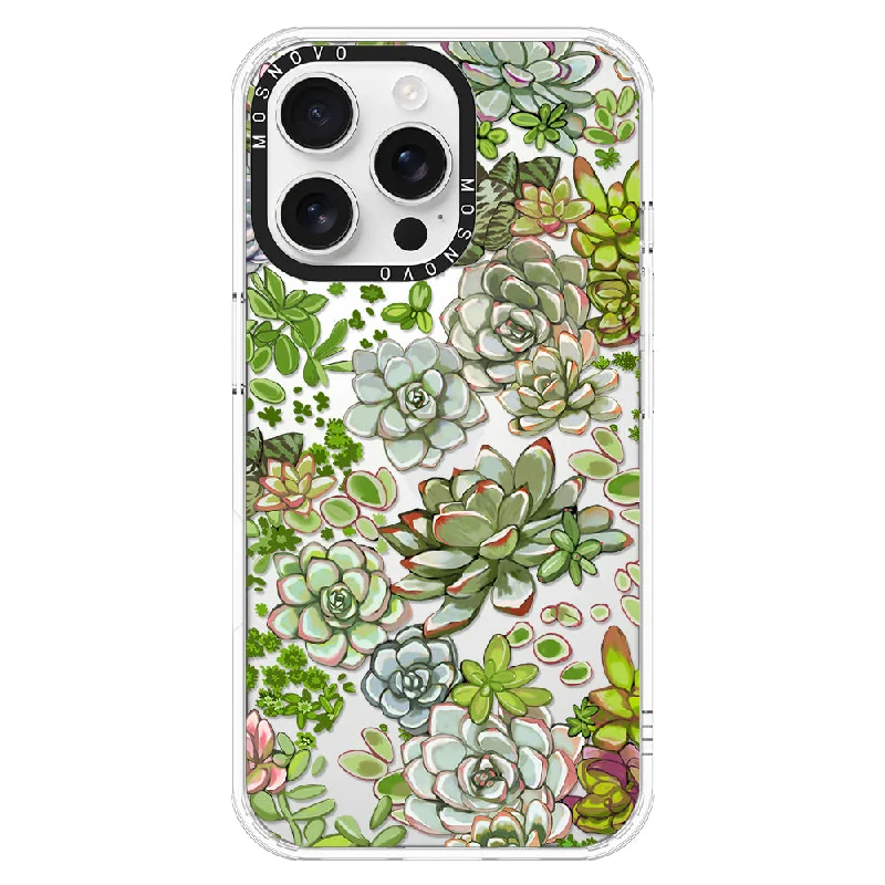 Succulents Phone Case - iPhone 16 Pro Max Case