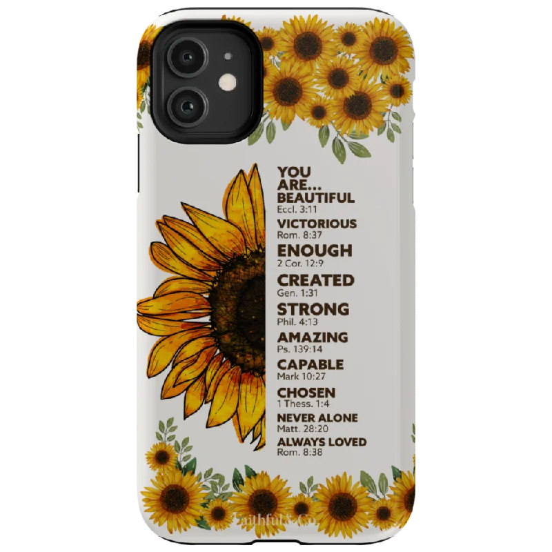 Sunflower Inspiration Tough Phone Case