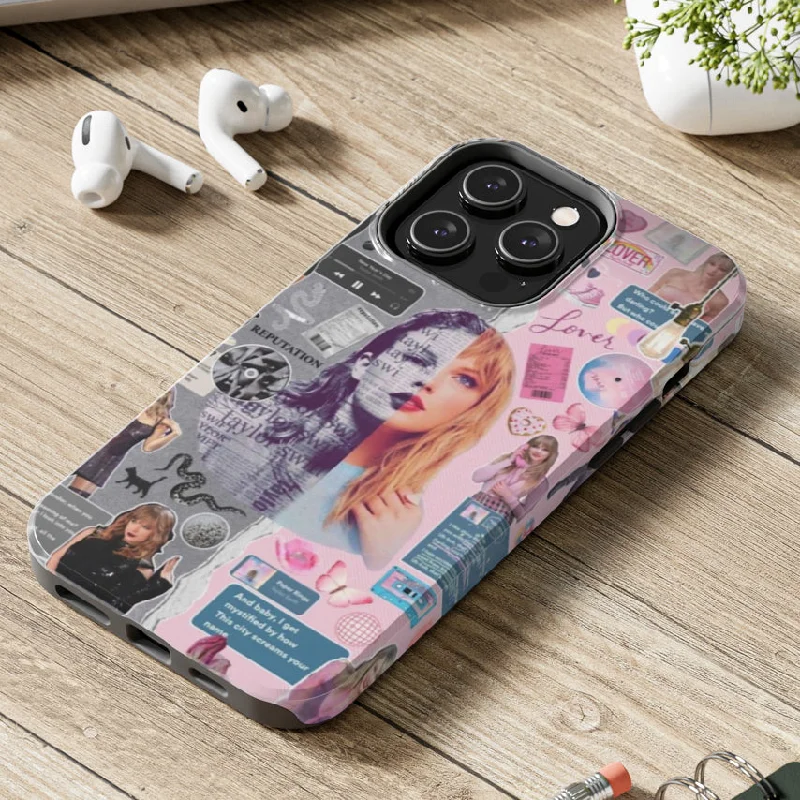 Taylor Swift Art Design High Quality Tough Phone Case for iPhone 15 14 13 Series