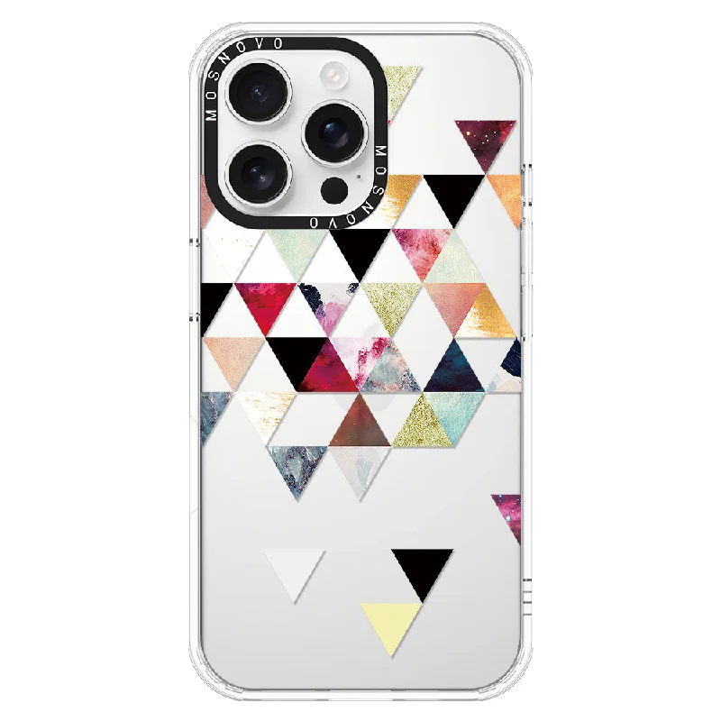 Triangles Stone Marble Phone Case - iPhone 16 Pro Max Case