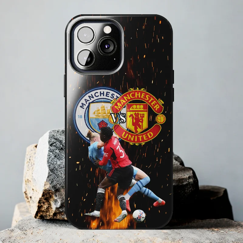 Unforgettable Moment Mainoo Topples Haaland Tough Phone Case for iPhone 15 14 13 12 Series