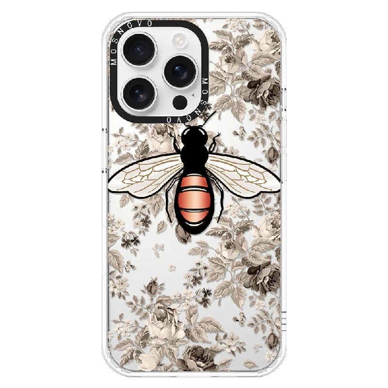 Vintage Bee Phone Case - iPhone 16 Pro Max Case