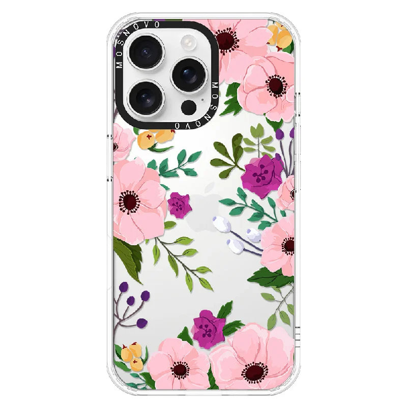 Watercolor Floral Phone Case - iPhone 16 Pro Max Case