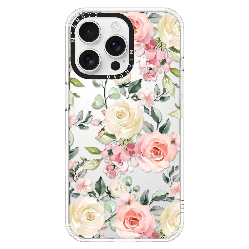 Watercolor Floral Phone Case - iPhone 16 Pro Max Case