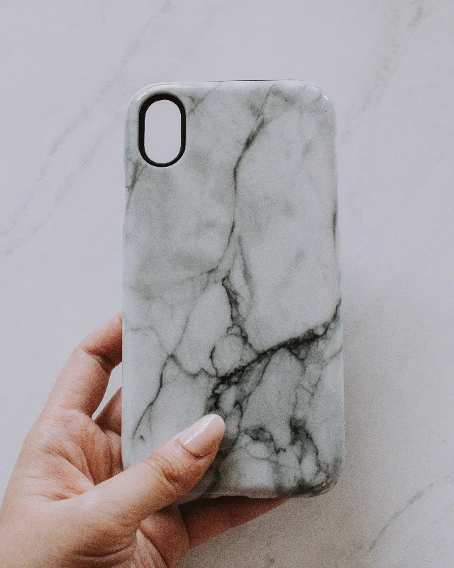 White Marble Phone Case