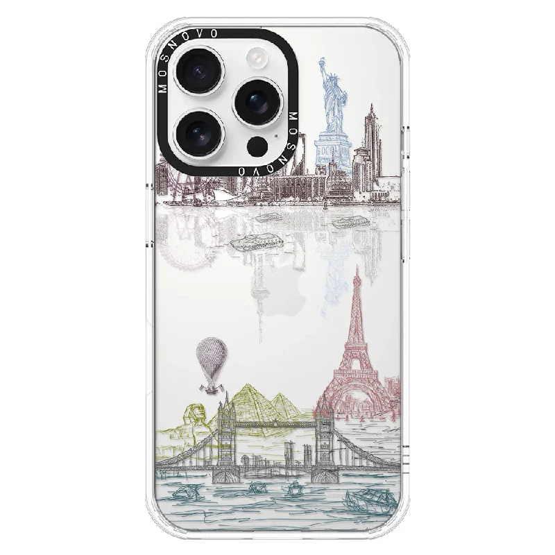 World Landscape Phone Case - iPhone 16 Pro Max Case