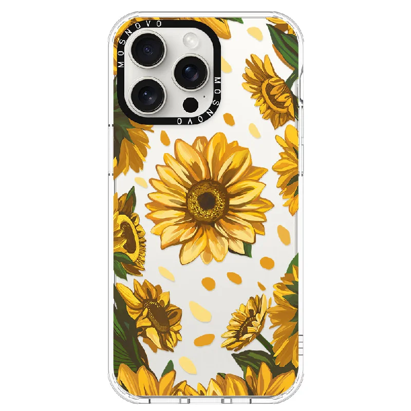 Sunflower Garden Phone Case - iPhone 15 Pro Max Case