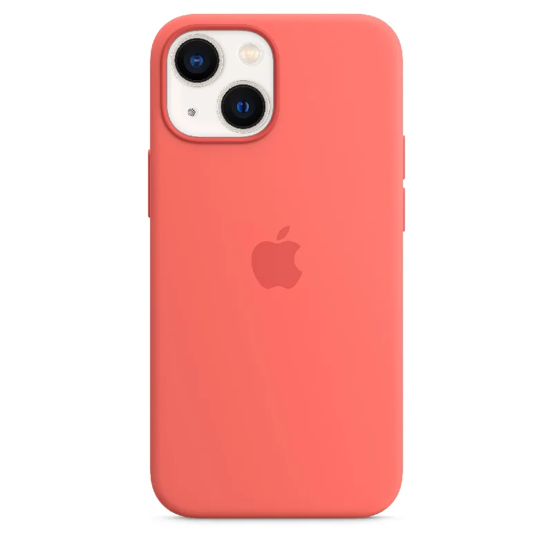 Apple iPhone 13 Mini Silicone Case - Pink Pomelo - Brand New