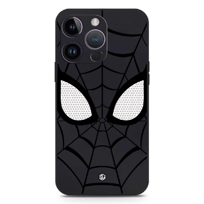 Cool Spider Design Soft Phone Case - Silica Gel Case - Black - iPhone 14 Pro Max