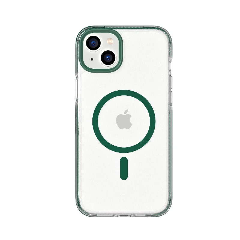 EvoCrystal - Apple iPhone 14 Plus Case MagSafe® Compatible - Moss Green