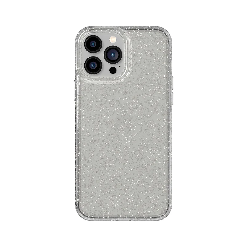 EvoSparkle - Apple iPhone 13 Pro Max Case - Silver