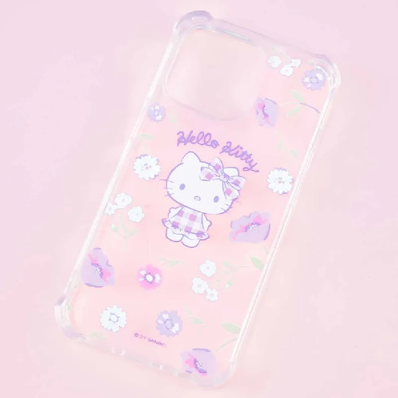 Hello Kitty Lilac Floral Dream Clear Phone Case for iPhone 13 Pro