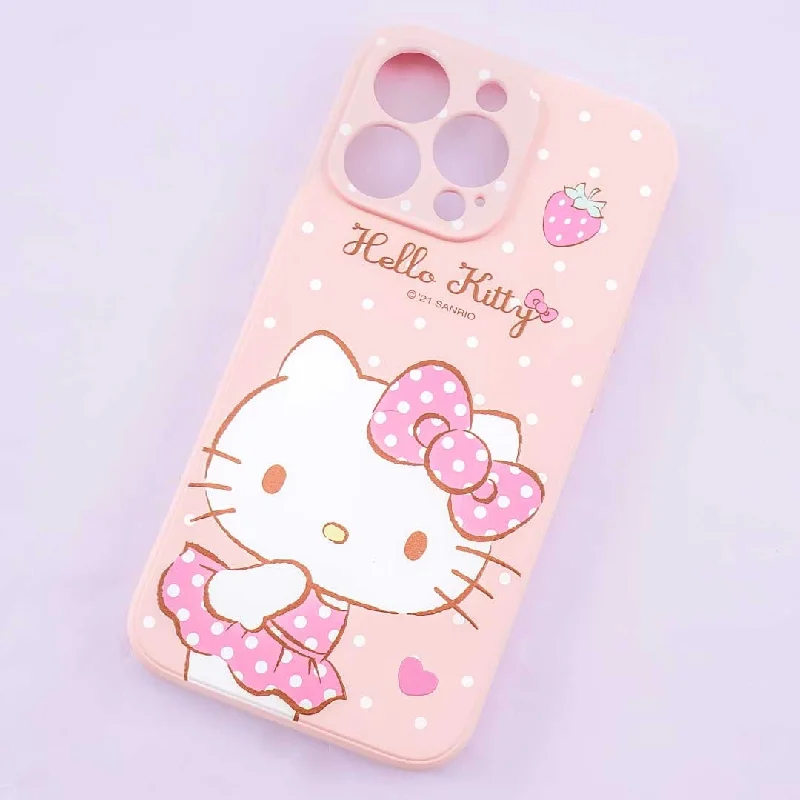 Hello Kitty Polka Dots Protective Case for iPhone 13 Pro