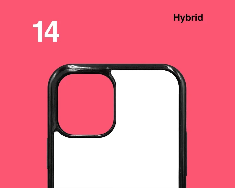 Hybrid 2-in 1 Sublimation Cases for Apple iPhone 14