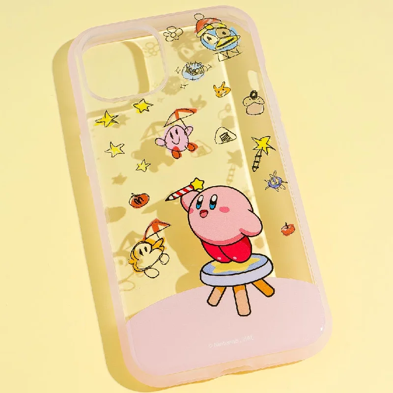 Kirby Doodles Clear Case for iPhone 13 / 14