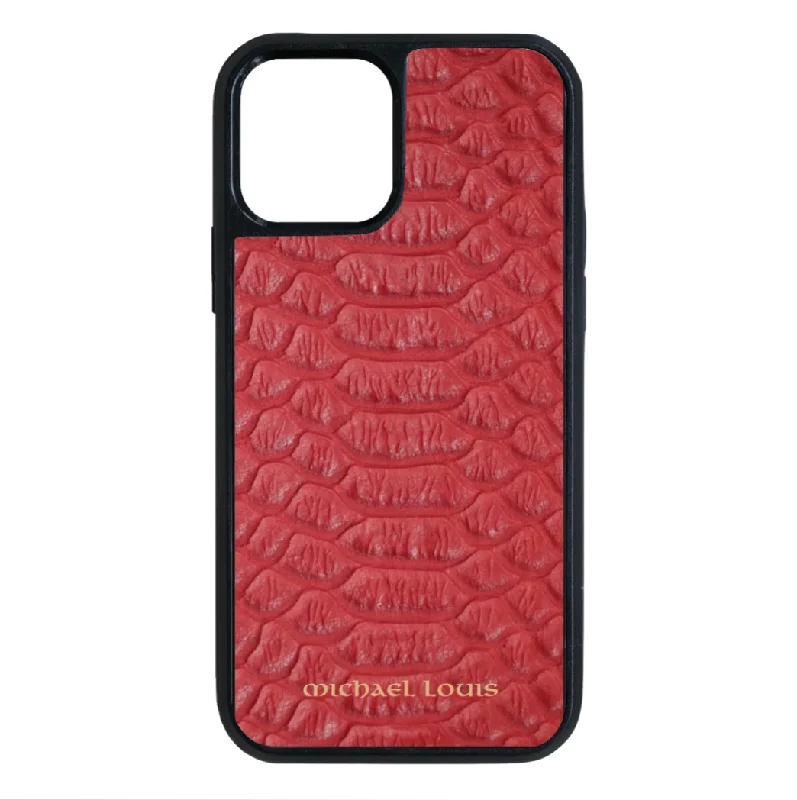 Red Python iPhone 14 Pro Case