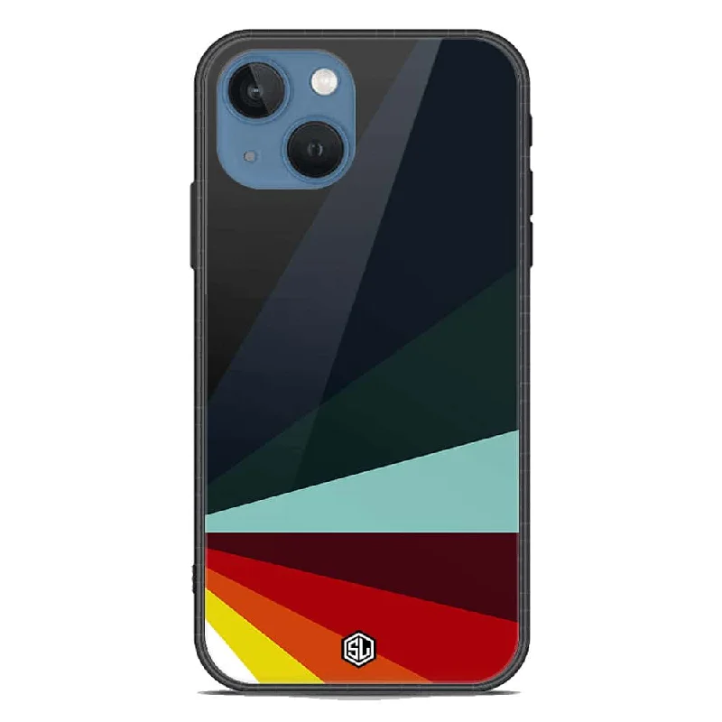 Retro Stripes Series Soft Phone Case - Premium Glass Case - iPhone 13