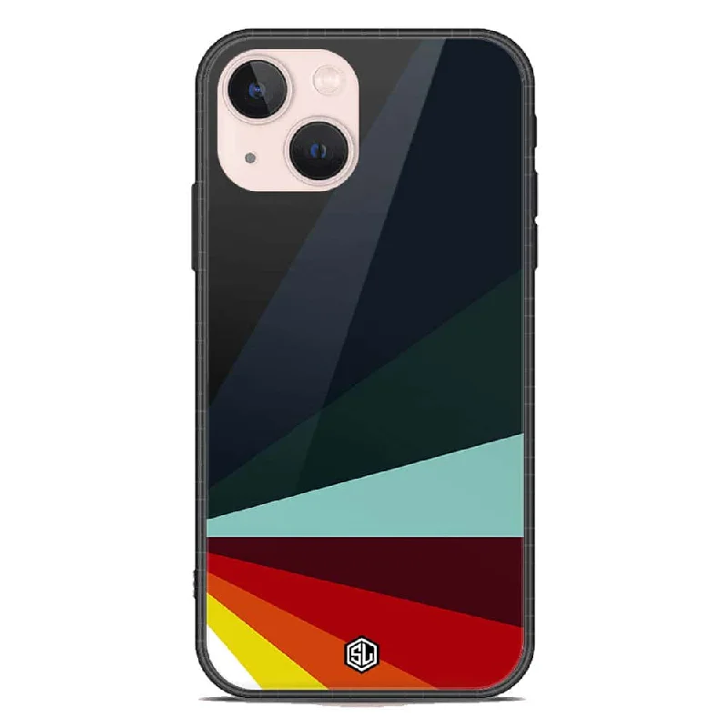 Retro Stripes Series Soft Phone Case - Premium Glass Case - iPhone 14